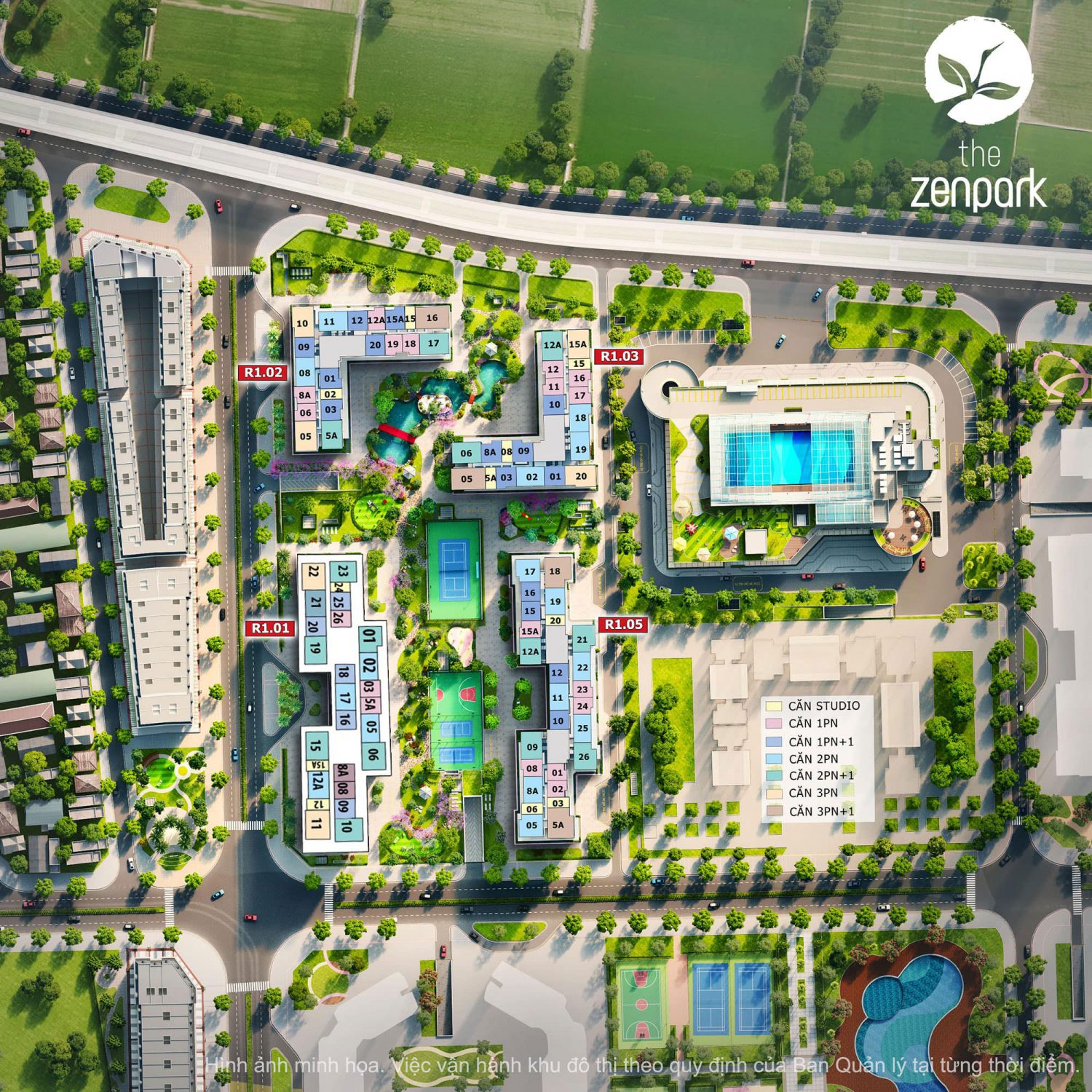 Vị trí S2.01 The Sapphire 2 Vinhomes Ocean Park cứu hộ ắc quy