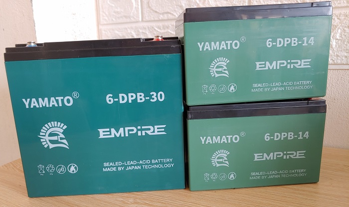 Ắc quy YAMATO 6-DPB-14 (12V-14Ah)